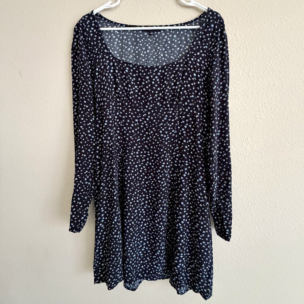 Madewell Floral Long-Sleeve Dress – Lenzing Viscose – Size 10